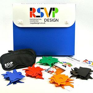 Colourblind® game and pieces. 