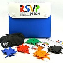 Colourblind® game and pieces.