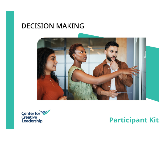 Decision Making Workshop Participant Kit