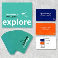 CCL's Experience Explorer™ card deck for participants.