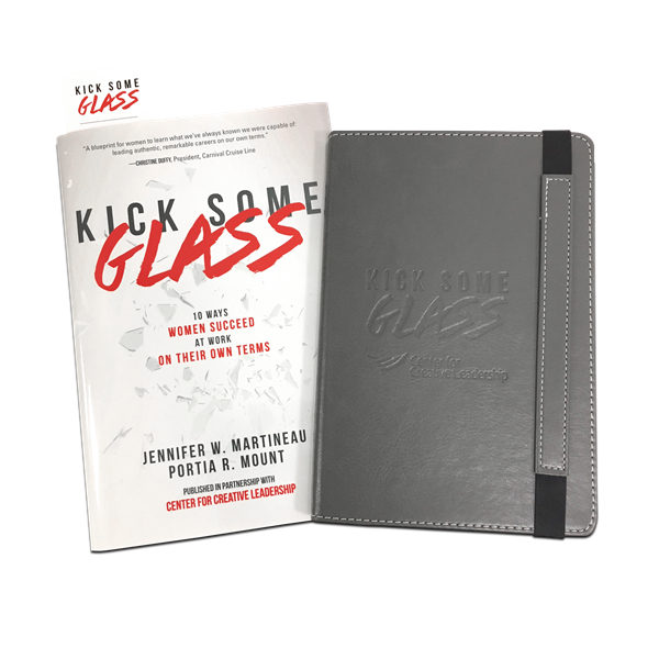 A&#x20;book&#x20;package&#x20;including&#x20;&quot;Kick&#x20;Some&#x20;Glass&#x3A;&#x20;10&#x20;Ways&#x20;Women&#x20;Succeed&#x20;At&#x20;Work&#x20;On&#x20;Their&#x20;Own&#x20;Terms.&quot;&#x20;