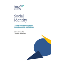 Cover of the CCL guidebook "Social Identity: Leading With Awareness, Inclusion, and Belonging"